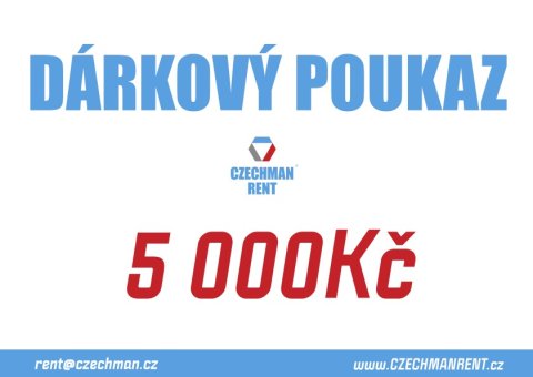 Voucher na 5.000,- Kč