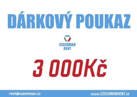 Voucher na 3.000,- Kč